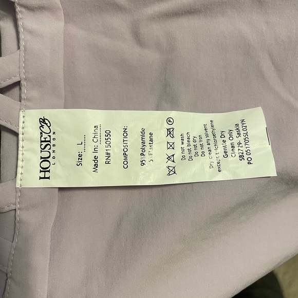 House of CB Lilac Saskia Dress - Picture 7 of 9